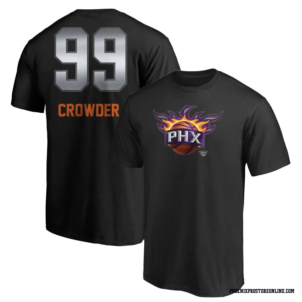Black Men's Jae Crowder Phoenix Suns Midnight Mascot T-Shirt