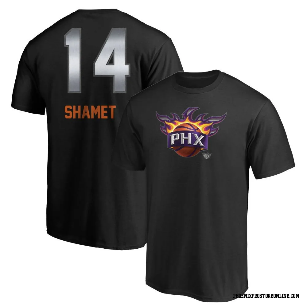 Black Men's Landry Shamet Phoenix Suns Midnight Mascot T-Shirt