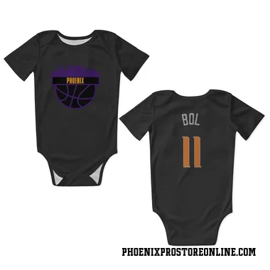 Black Phoenix Suns Bol Bol   Newborn & Infant Bodysuit