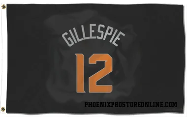 Black Phoenix Suns Collin Gillespie   Flag (3 X 5)