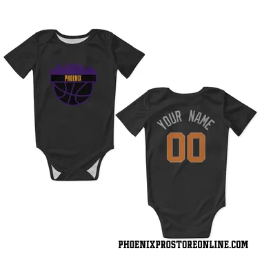 Black Phoenix Suns Custom    Newborn & Infant Bodysuit