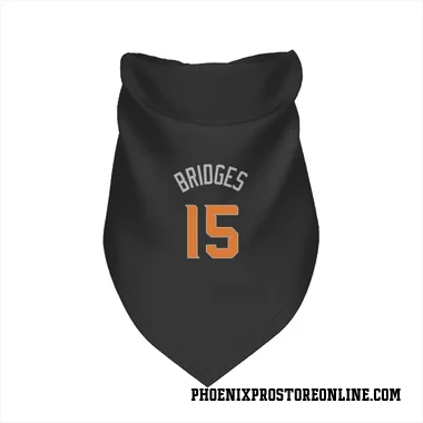 Black Phoenix Suns Jalen Bridges   Dog & Cat Pet Bandana