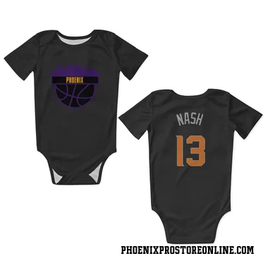 Black Phoenix Suns Steve Nash   Newborn & Infant Bodysuit