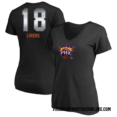 Black Women's Isaiah Livers Phoenix Suns Midnight Mascot T-Shirt