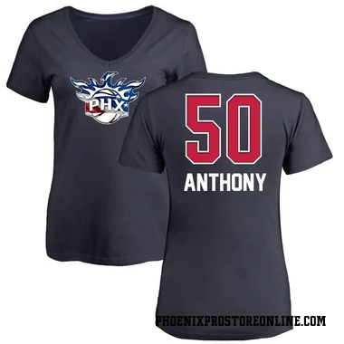 Navy Women's Cole Anthony Phoenix Suns Name and Number Banner Wave V-Neck T-Shirt