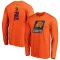 Orange Men's Chris Paul Phoenix Suns Backer Long Sleeve T-Shirt