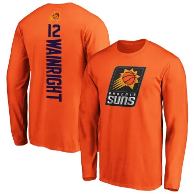 Orange Men's Ish Wainright Phoenix Suns Backer Long Sleeve T-Shirt
