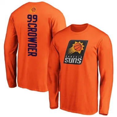Orange Men's Jae Crowder Phoenix Suns Backer Long Sleeve T-Shirt