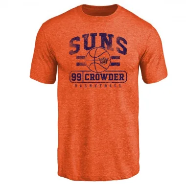 Orange Men's Jae Crowder Phoenix Suns Baseline T-Shirt