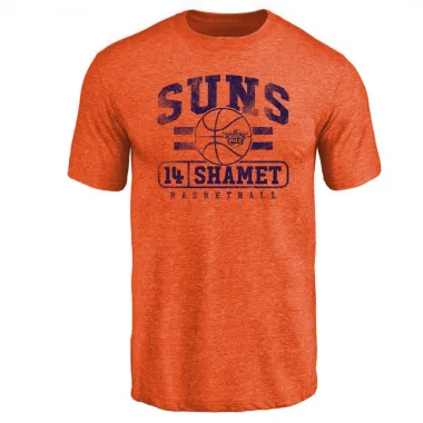 Orange Men's Landry Shamet Phoenix Suns Baseline T-Shirt