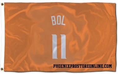 Orange Phoenix Suns Bol Bol   Flag (3 X 5)