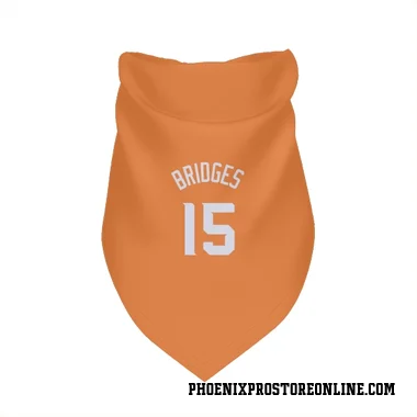 Orange Phoenix Suns Jalen Bridges   Dog & Cat Pet Bandana