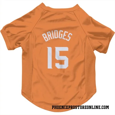 Orange Phoenix Suns Jalen Bridges   Dog & Cat Pet Jersey