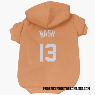 Orange Phoenix Suns Steve Nash   Dog & Cat Pet Hoodie
