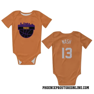 Orange Phoenix Suns Steve Nash   Newborn & Infant Bodysuit