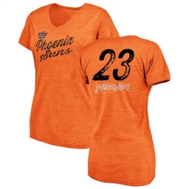Orange Women's Cameron Johnson Phoenix Suns Sideline V-Neck T-Shirt