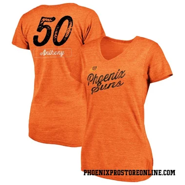 Orange Women's Cole Anthony Phoenix Suns Sideline V-Neck T-Shirt