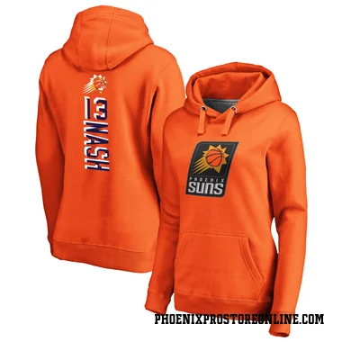 Orange Women's Steve Nash Phoenix Suns Branded Backer Pullover Hoodie