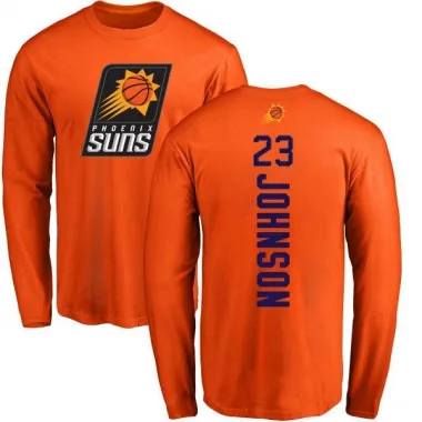 Orange Youth Cameron Johnson Phoenix Suns Backer Long Sleeve T-Shirt