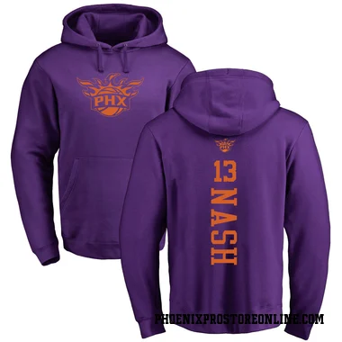 Purple Men's Steve Nash Phoenix Suns Branded One Color Backer Pullover Hoodie