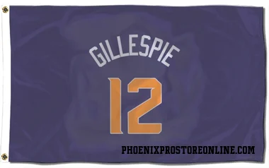 Purple Phoenix Suns Collin Gillespie   Flag (3 X 5)