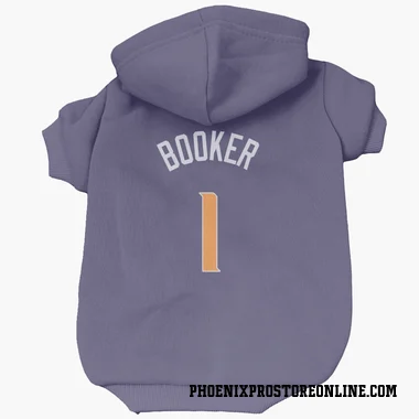 Purple Phoenix Suns Devin Booker   Dog & Cat Pet Hoodie