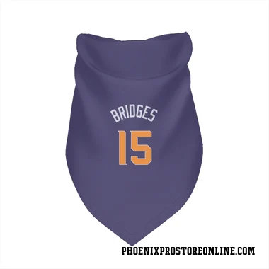 Purple Phoenix Suns Jalen Bridges   Dog & Cat Pet Bandana