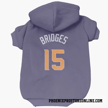 Purple Phoenix Suns Jalen Bridges   Dog & Cat Pet Hoodie