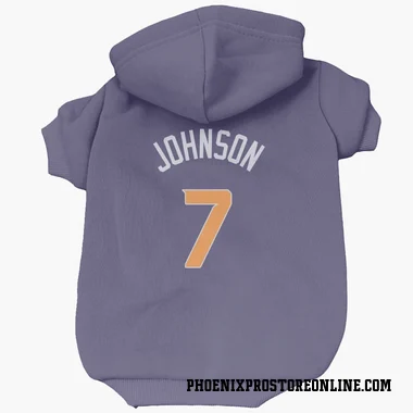 Purple Phoenix Suns Kevin Johnson   Dog & Cat Pet Hoodie