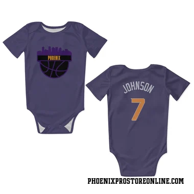 Purple Phoenix Suns Kevin Johnson   Newborn & Infant Bodysuit