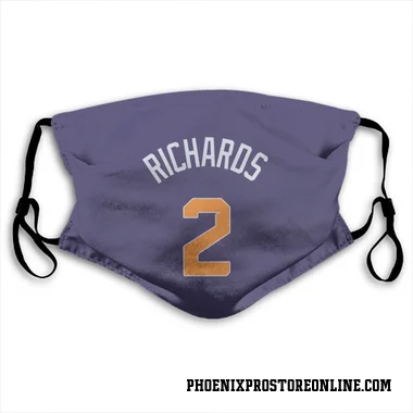 Purple Phoenix Suns Nick Richards   Face Mask