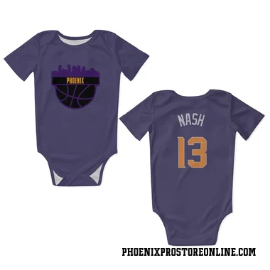 Purple Phoenix Suns Steve Nash   Newborn & Infant Bodysuit