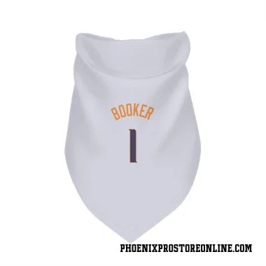 White Phoenix Suns Devin Booker    Dog & Cat Pet Bandana