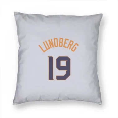 White Phoenix Suns Gabriel Lundberg    Pillow Cover (18 X 18)