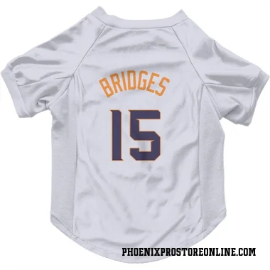 White Phoenix Suns Jalen Bridges    Dog & Cat Pet Jersey