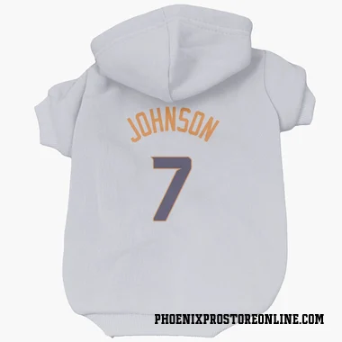 White Phoenix Suns Kevin Johnson    Dog & Cat Pet Hoodie