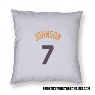 White Phoenix Suns Kevin Johnson    Pillow Cover (18 X 18)