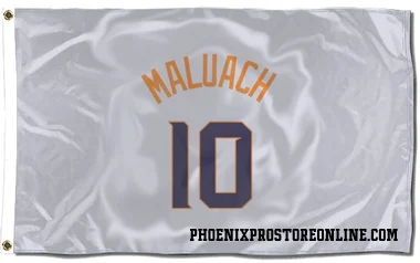 White Phoenix Suns Khaman Maluach    Flag (3 X 5)