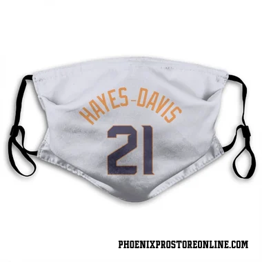 White Phoenix Suns Nigel Hayes-Davis    Face Mask