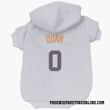 White Phoenix Suns Ryan Dunn    Dog & Cat Pet Hoodie
