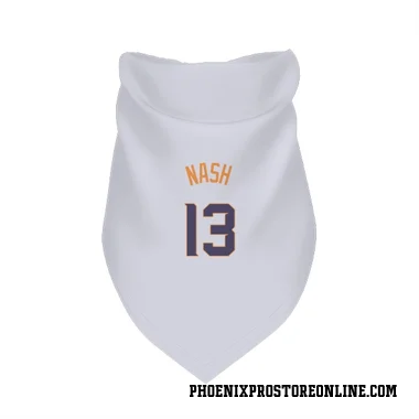 White Phoenix Suns Steve Nash    Dog & Cat Pet Bandana