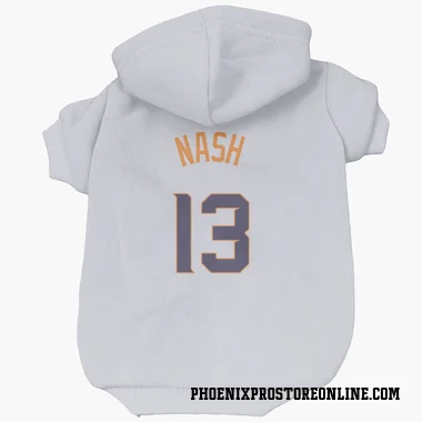 White Phoenix Suns Steve Nash    Dog & Cat Pet Hoodie