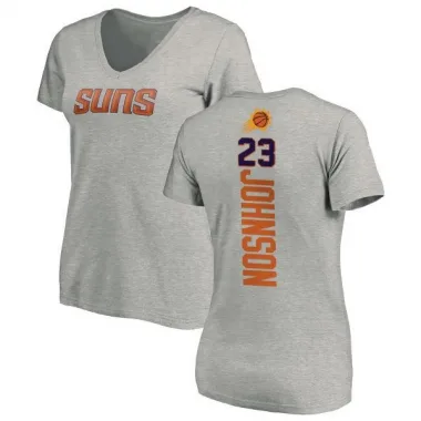 Women's Cameron Johnson Phoenix Suns Ash Backer T-Shirt