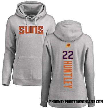 Women's CJ Huntley Phoenix Suns Branded Ash Backer Pullover Hoodie