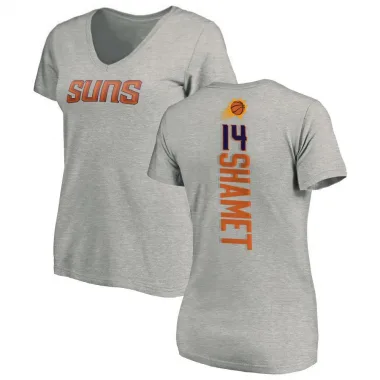 Women's Landry Shamet Phoenix Suns Ash Backer T-Shirt