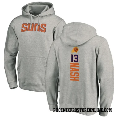 Youth Steve Nash Phoenix Suns Branded Ash Backer Pullover Hoodie